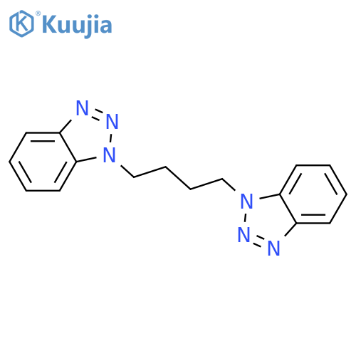 1H-Benzotriazole, 1,1'-(1,4-butanediyl)bis- structure