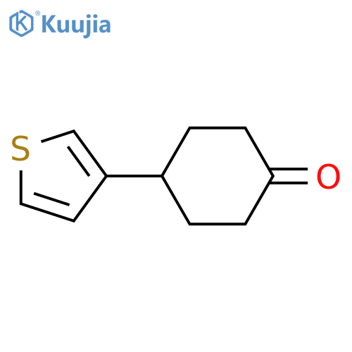 Cyclohexanone, 4-(3-thienyl)- structure