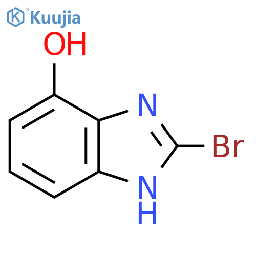 2-Bromo-7-hydroxy-1H-benzimidazole structure