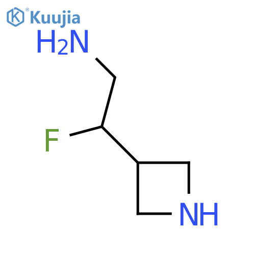 2-(Azetidin-3-yl)-2-fluoroethan-1-amine structure