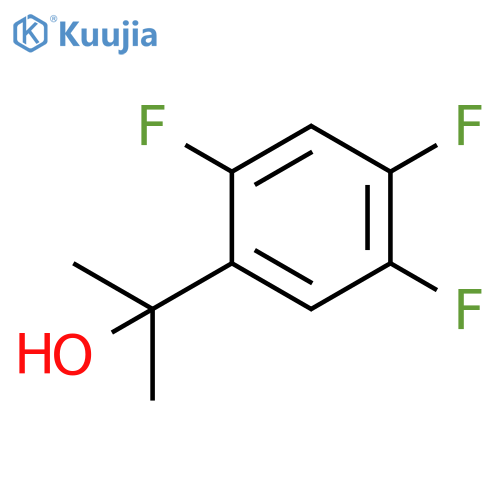 2-(2,4,5-trifluorophenyl)propan-2-ol structure