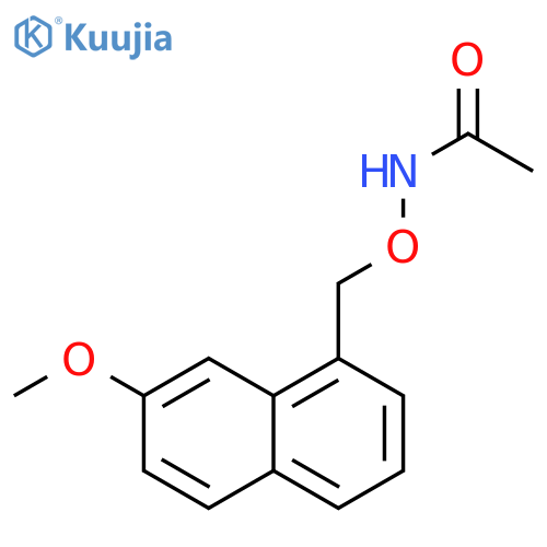Acetamide, N-[(7-methoxy-1-naphthalenyl)methoxy]- structure