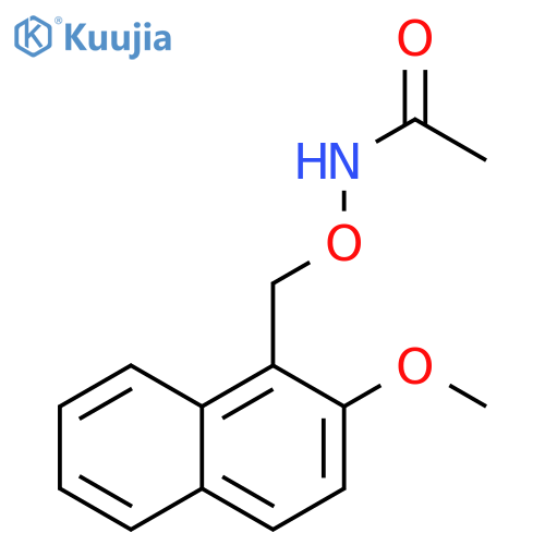 Acetamide, N-[(2-methoxy-1-naphthalenyl)methoxy]- structure