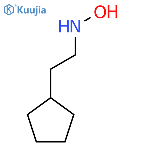 N-(2-cyclopentylethyl)hydroxylamine structure