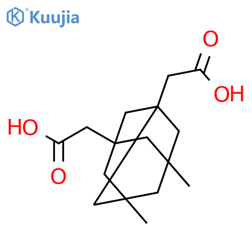 Tricyclo[3.3.1.13,7]decane-1,3-diacetic acid, 5,7-dimethyl- structure