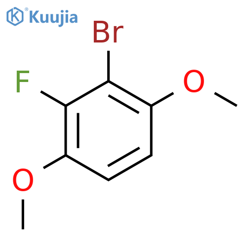 2-bromo-3-fluoro-1,4-dimethoxybenzene structure