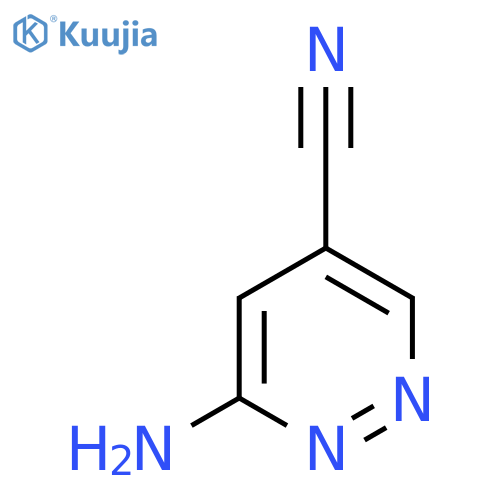 6-Aminopyridazine-4-carbonitrile structure
