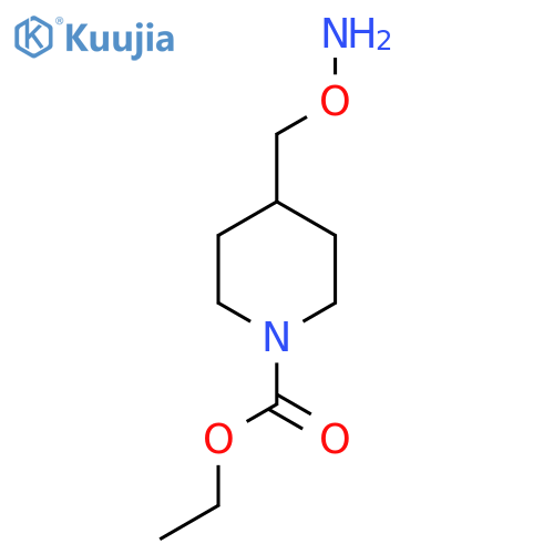 ethyl 4-(aminooxy)methylpiperidine-1-carboxylate structure