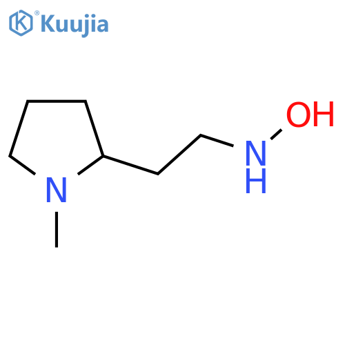 N-2-(1-methylpyrrolidin-2-yl)ethylhydroxylamine structure