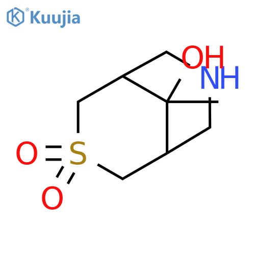 3-Thia-7-azabicyclo[3.3.1]nonan-9-ol, 9-methyl-, 3,3-dioxide structure