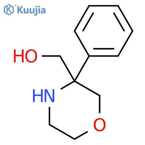 (3-Phenylmorpholin-3-yl)methanol structure