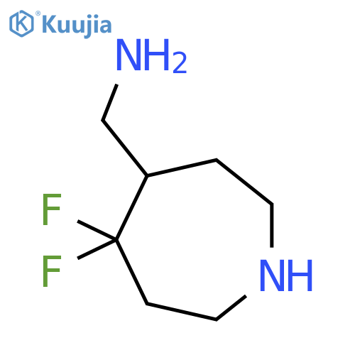 (5,5-Difluoroazepan-4-yl)methanamine structure
