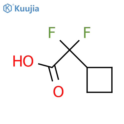 2-cyclobutyl-2,2-difluoroacetic acid structure