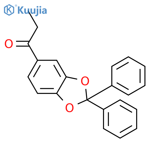 1-Propanone, 1-(2,2-diphenyl-1,3-benzodioxol-5-yl)- structure