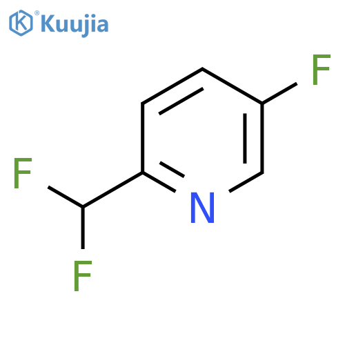 2-(Difluoromethyl)-5-fluoropyridine structure