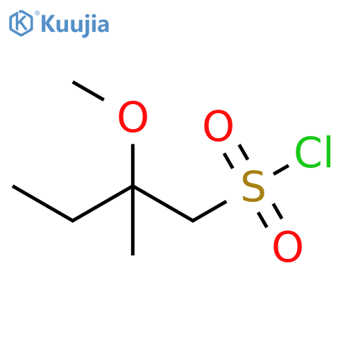 1-Butanesulfonyl chloride, 2-methoxy-2-methyl- structure