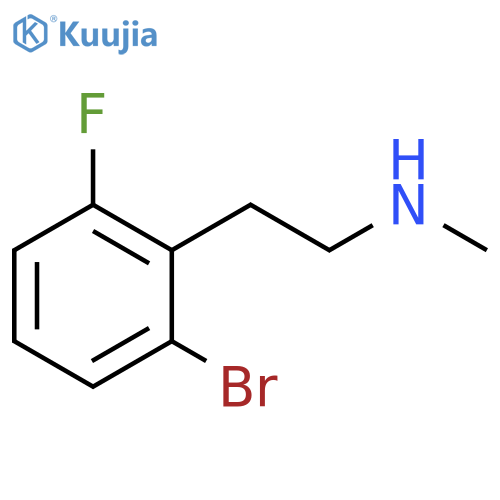 2-(2-bromo-6-fluorophenyl)ethyl(methyl)amine structure