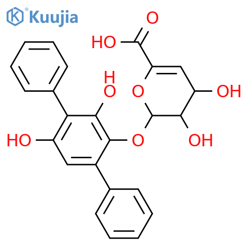 [1,1':4',1''-Terphenyl]-2',3',5'-triol; 2'-O-(4-Deoxy-α-L-threo-hex-4-enopyranosiduronide) structure