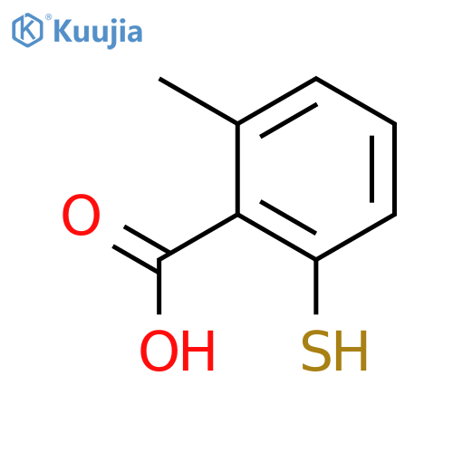 2-Mercapto-6-methylbenzoic acid structure