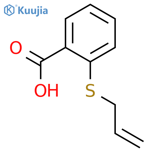 2-(prop-2-en-1-ylsulfanyl)benzoic Acid structure