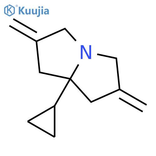 1H-Pyrrolizine, 7a-cyclopropylhexahydro-2,6-bis(methylene)- structure