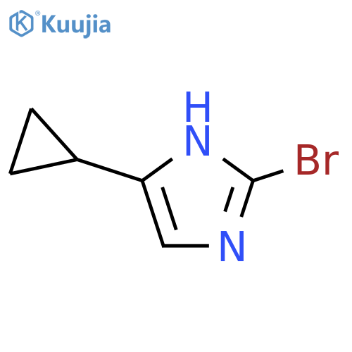 2-bromo-5-cyclopropyl-1H-imidazole structure