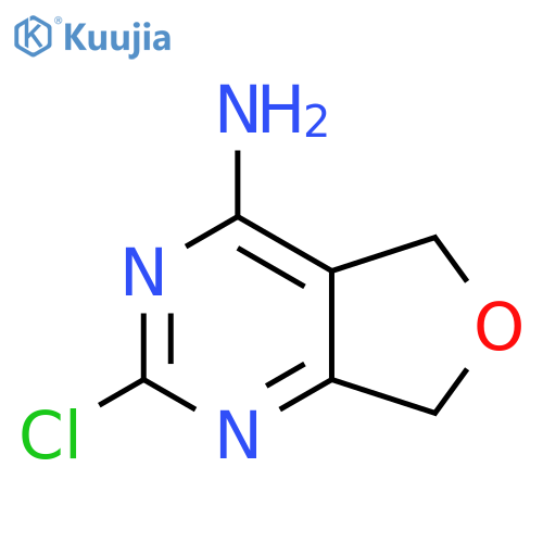 2-chloro-5,7-dihydrofuro[3,4-d]pyrimidin-4-amine structure