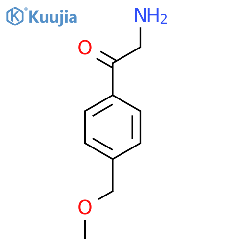 2-Amino-1-[4-(methoxymethyl)phenyl]ethan-1-one structure