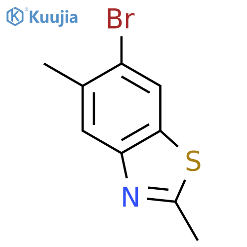 Benzothiazole, 6-bromo-2,5-dimethyl- structure