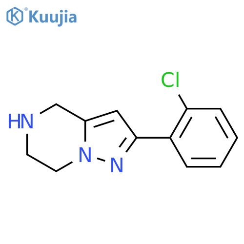 2-(2-Chlorophenyl)-4,5,6,7-tetrahydropyrazolo[1,5-A]pyrazine structure