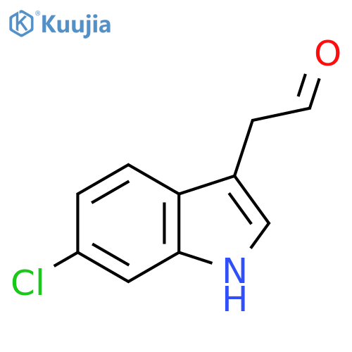 2-(6-chloro-1H-indol-3-yl)acetaldehyde structure