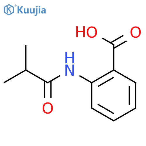 2-(isobutyrylamino)benzoic Acid structure
