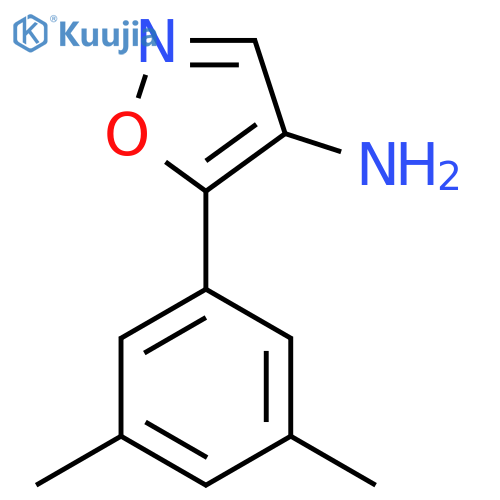 5-(3,5-Dimethylphenyl)-1,2-oxazol-4-amine structure