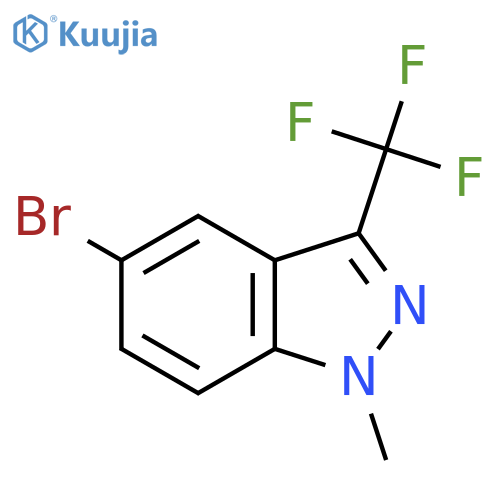 5-bromo-1-methyl-3-(trifluoromethyl)indazole structure