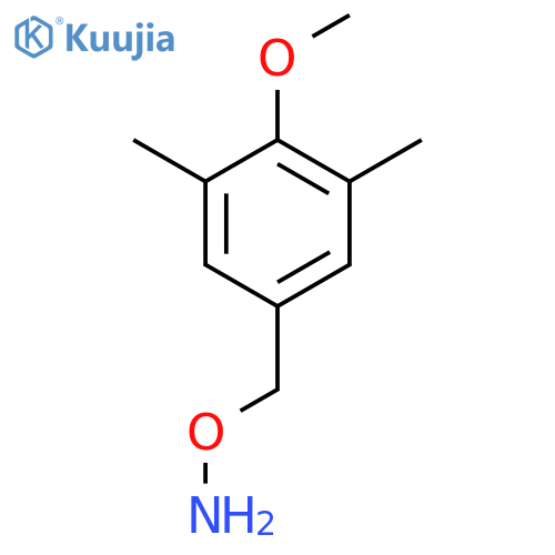 O-(4-methoxy-3,5-dimethylphenyl)methylhydroxylamine structure