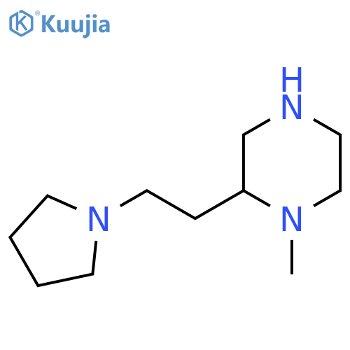 1-methyl-2-2-(pyrrolidin-1-yl)ethylpiperazine structure