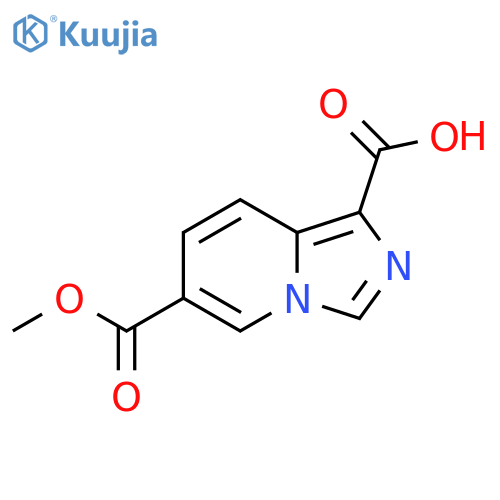 Imidazo[1,5-a]pyridine-1,6-dicarboxylic acid, 6-methyl ester structure