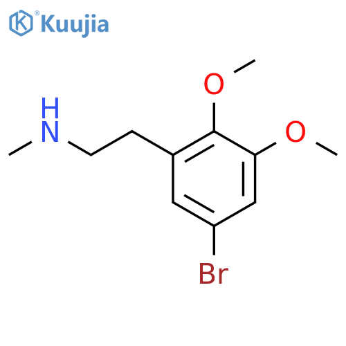 2-(5-bromo-2,3-dimethoxyphenyl)ethyl(methyl)amine structure