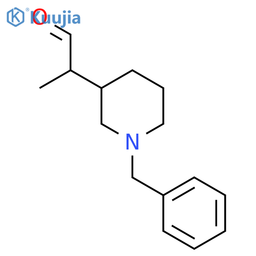 2-(1-Benzylpiperidin-3-yl)propanal structure