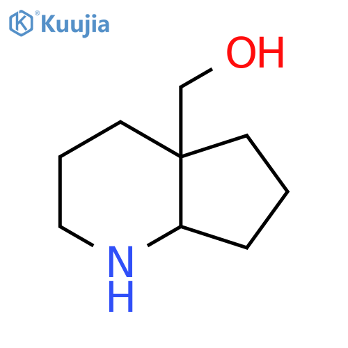 {octahydro-1H-cyclopenta[b]pyridin-4a-yl}methanol structure