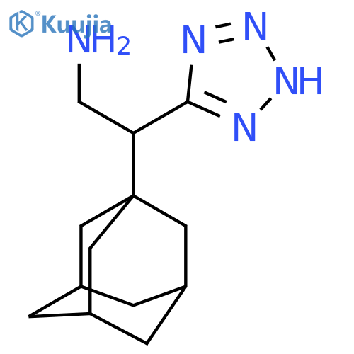 2-(adamantan-1-yl)-2-(2H-1,2,3,4-tetrazol-5-yl)ethan-1-amine structure