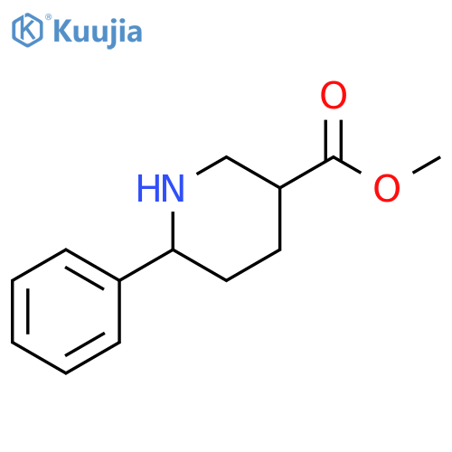6-Phenyl-piperidine-3-carboxylic acid methyl ester structure
