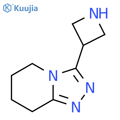 3-{5H,6H,7H,8H-1,2,4triazolo4,3-apyridin-3-yl}azetidine structure