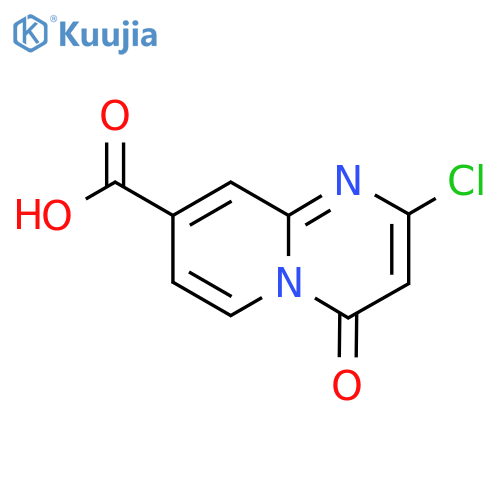 2-chloro-4-oxo-4H-pyrido1,2-apyrimidine-8-carboxylic acid structure