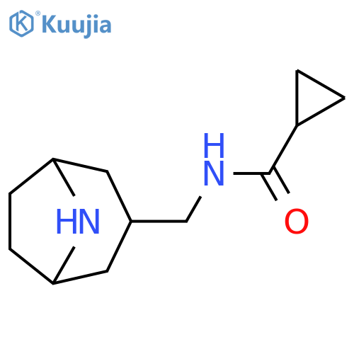 Cyclopropanecarboxamide, N-(8-azabicyclo[3.2.1]oct-3-ylmethyl)- structure