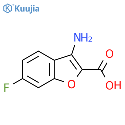 3-Amino-6-fluorobenzofuran-2-carboxylic acid structure