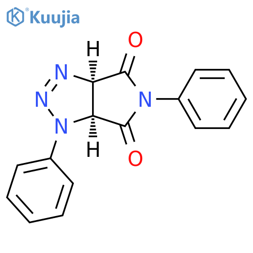 Pyrrolo[3,4-d]-1,2,3-triazole-4,6(1H,5H)-dione,3a,6a-dihydro-1,5-diphenyl-, cis- structure