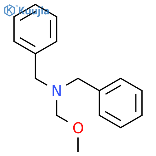 N,N-dibenzyl-1-methoxymethanamine structure