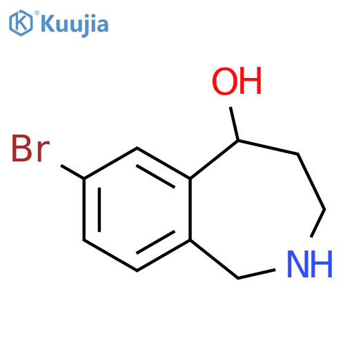 7-bromo-2,3,4,5-tetrahydro-1H-2-benzazepin-5-ol structure