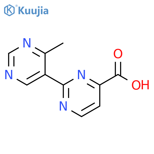 [2,5'-Bipyrimidine]-4-carboxylic acid, 4'-methyl- structure